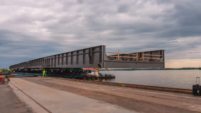 Bridge construction project by Navalis Group